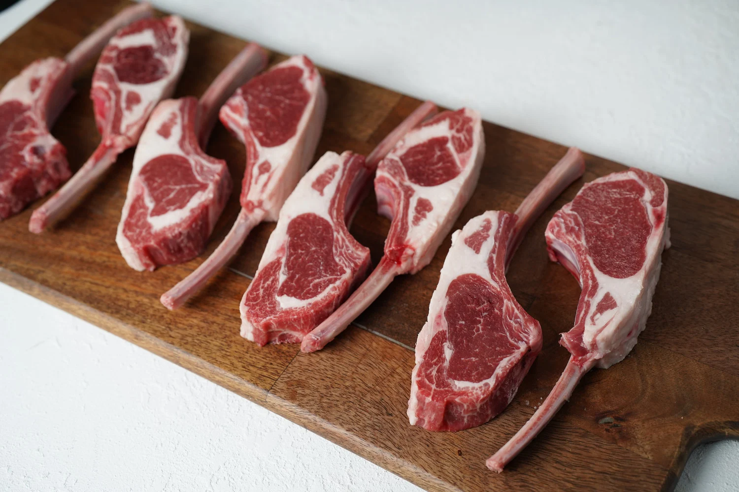 Colorado Lamb Rack, Halal, Grain Fed.