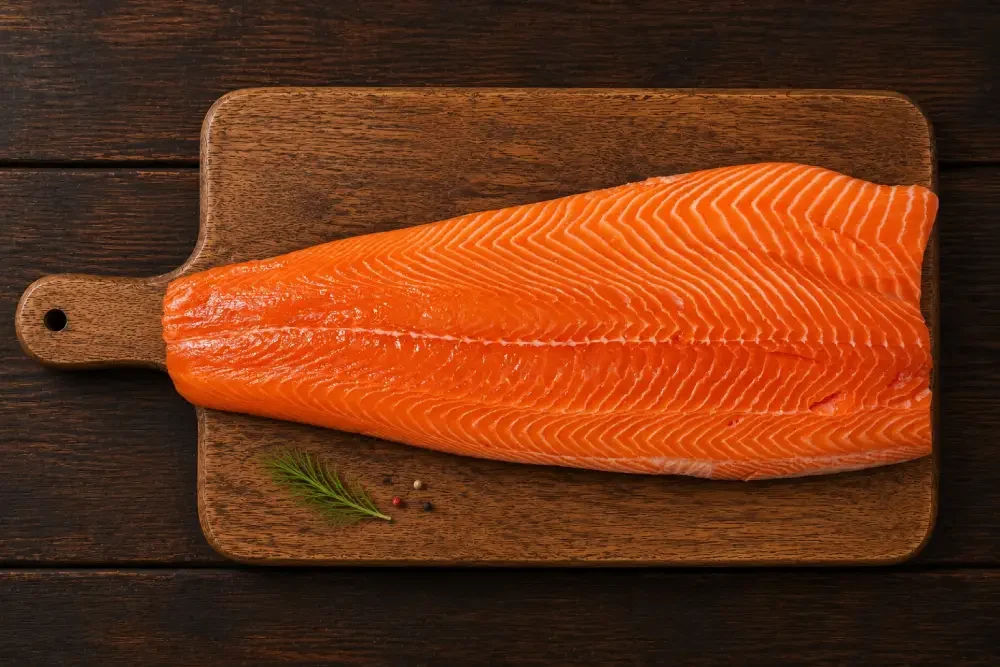Scottish Salmon Filet, Sashimi Grade, Sea farm