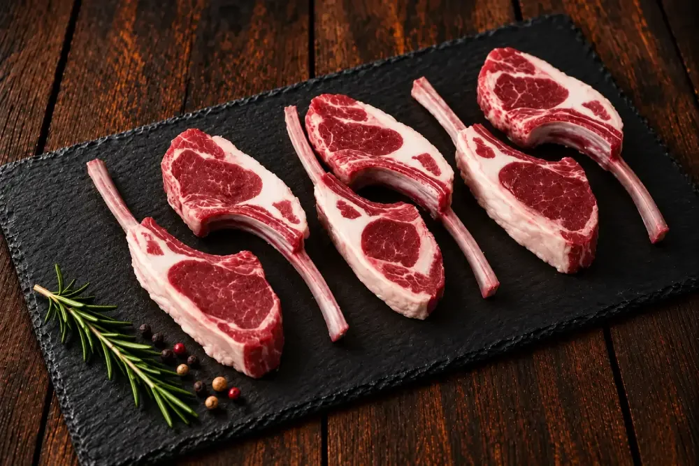 Colorado Lamb Rack, Halal, Grain Fed.