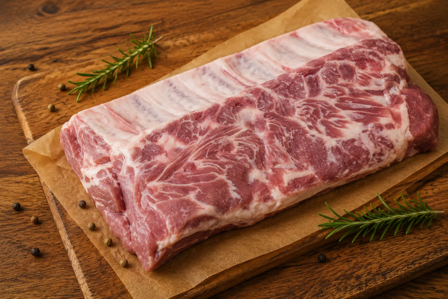 Kurobuta Pork 8 Bone Rib rack