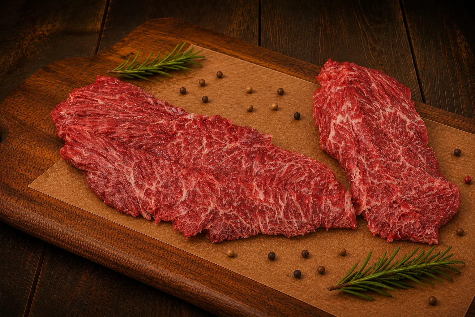 Wagyu Flap Meat, BMS 6-7